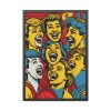 Pop Art People Laughing I Framed Poster