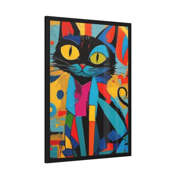 93830-289.jpg Cat Abstract Pop Art Print Framed Poster