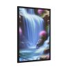 93830-29.jpg Waterfall in Blur Flow Style Framed Poster