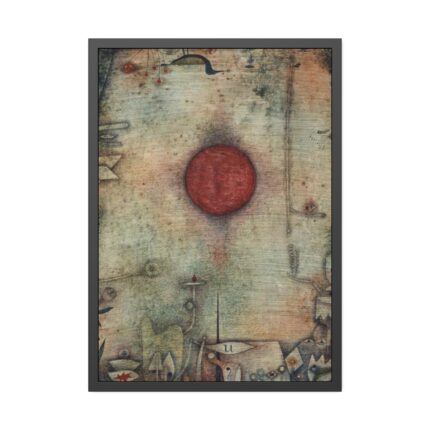 Ad Marginem (1930) by Paul Klee Framed Poster