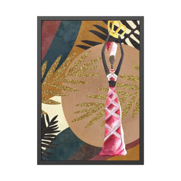 93830-332.jpg Boho Tropical Africa Woman Framed Poster