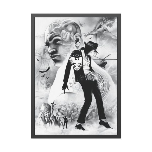 93830-40.jpg Michael Jackson Draw Art Framed Poster