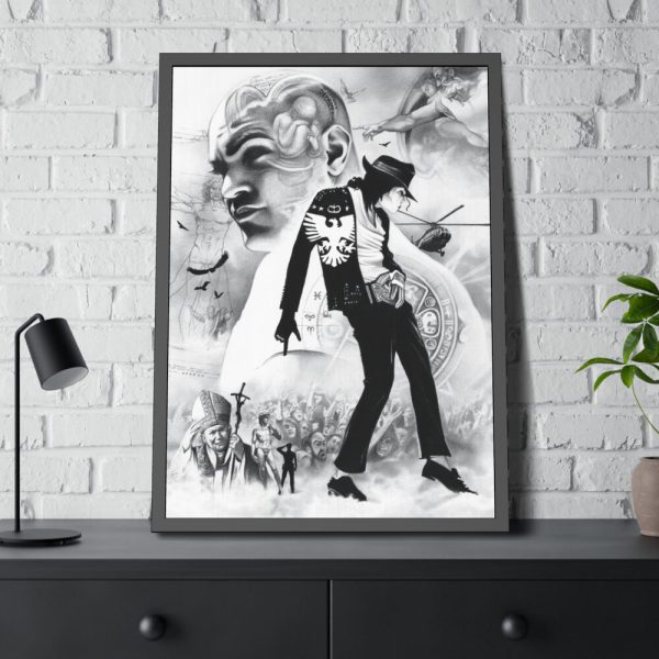 93830-43.jpg Michael Jackson Draw Art Framed Poster