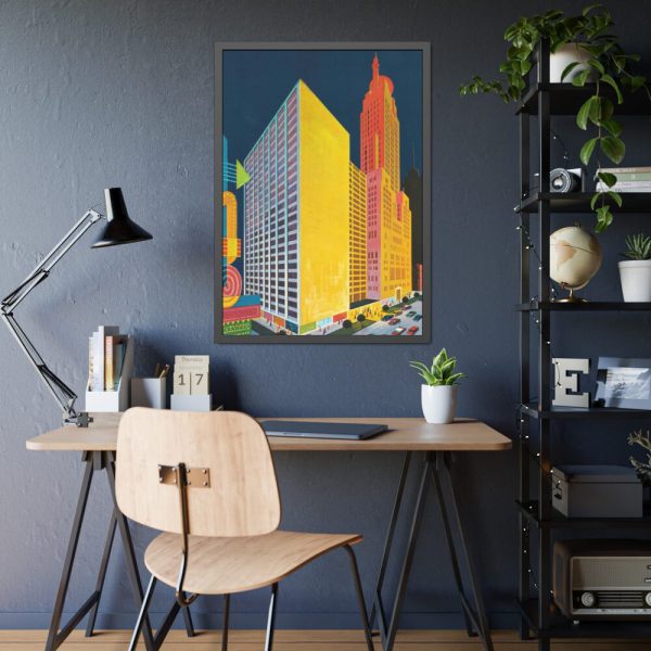Sheraton-Chicago Hotel Framed Poster