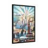 93830-49.jpg Seattle, Glamour City of Washington Framed Poster