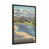 Crazy Mountain and Yellowstone River Framed Poster