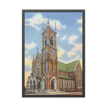 St. Paul's Cathedral, Worcester, Mass Framed Poster
