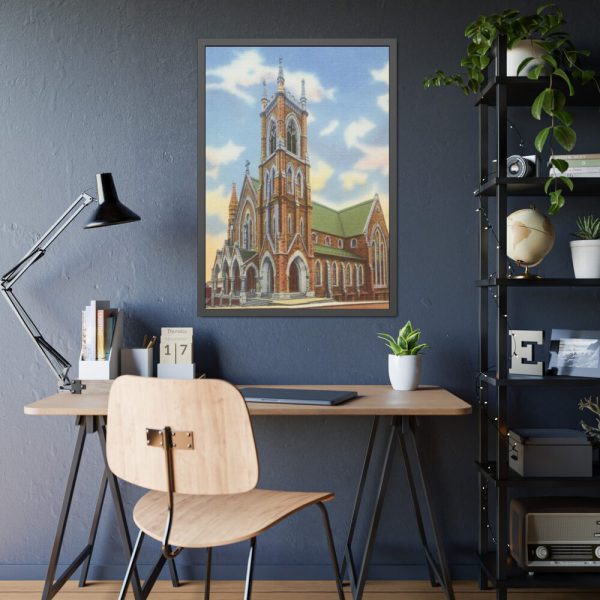 St. Paul's Cathedral, Worcester, Mass Framed Poster