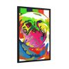 Pug Pop Art Framed Poster