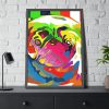 Pug Pop Art Framed Poster