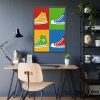 93830-82.jpg Sneakers Colorful Pop Art Framed Poster