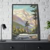 Mount Rainier, America's Noblest Peak Framed Poster