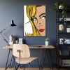 Woman Retro Pop Art Framed Poster