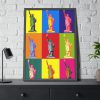 Statue Of Liberty Pop Art Framed Poster