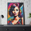 Pop Art Woman Portrait III Framed  Poster