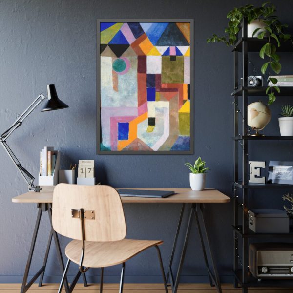 93831-150.jpg Colorful Architecture (1917) by Paul Klee Framed Poster