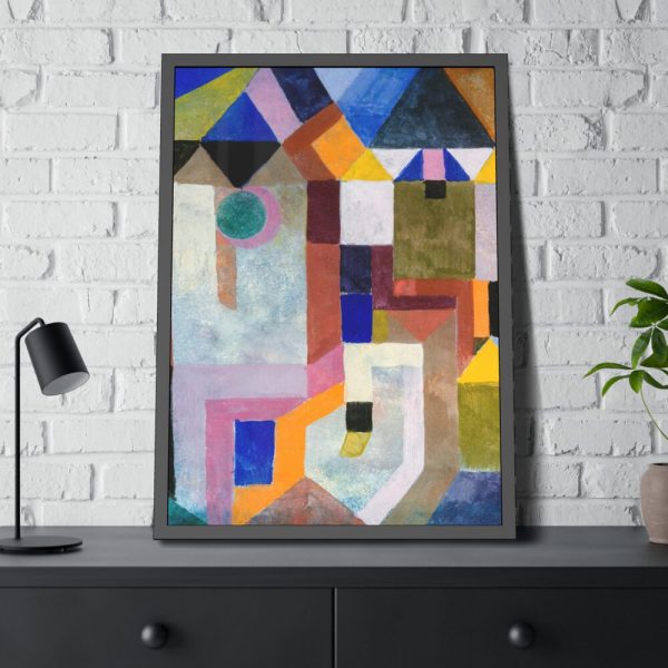 93831-151.jpg Colorful Architecture (1917) by Paul Klee Framed Poster