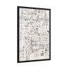 93831-169.jpg Drawing Knotted in the Manner of a Net (1920) by Paul Klee Framed Poster
