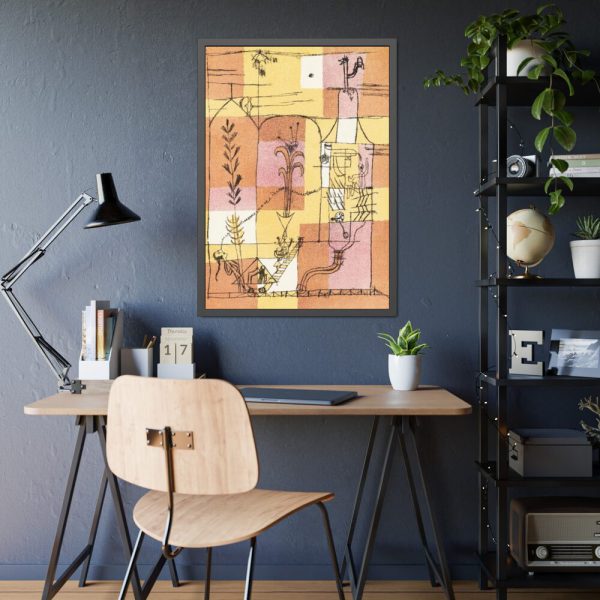 93831-199.jpg In the Spirit of Hoffmann (1921) by Paul Klee Framed Poster