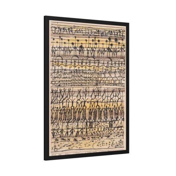 93831-226.jpg ERA. 'Cooling in a Hot Zone Garden' (1924) by Paul Klee Framed Poster