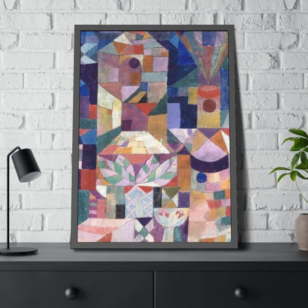 93831-236.jpg Burggarten (1919) by Paul Klee Framed Poster