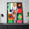 93831-244.jpg Pop Art Fashionable Woman II Framed Poster
