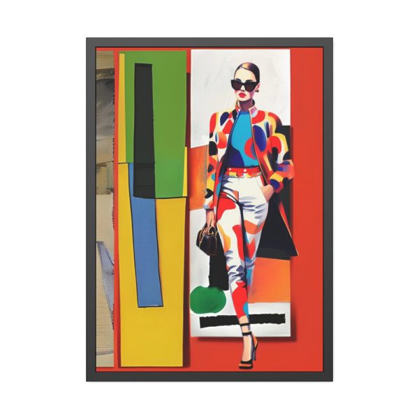 Pop Art Fashionable Woman IV Framed Poster