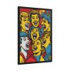 Pop Art People Laughing I Framed Poster