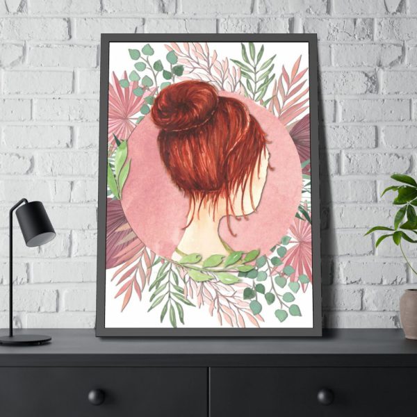 93831-276.jpg Boho Women Illustration Framed Poster