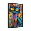 93831-286.jpg Cat Abstract Pop Art Print Framed Poster