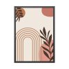 Boho Abstract Geometric Art Framed Poster