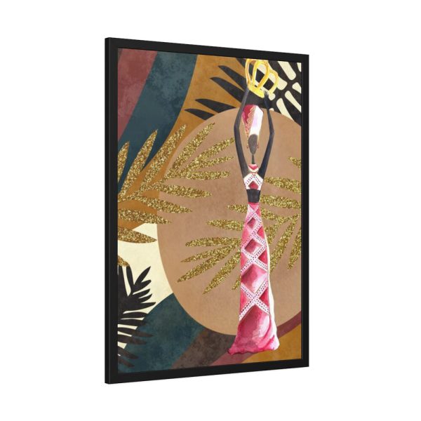 93831-330.jpg Boho Tropical Africa Woman Framed Poster