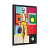 Pop Art Fashionable Woman I Framed Poster