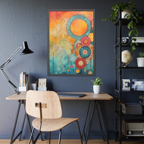 93831-347.jpg Boho Dreamcatchers Framed Poster