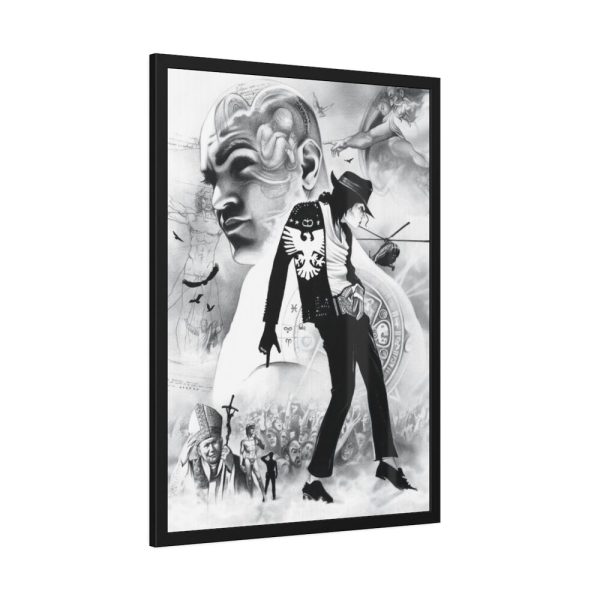 93831-41.jpg Michael Jackson Draw Art Framed Poster