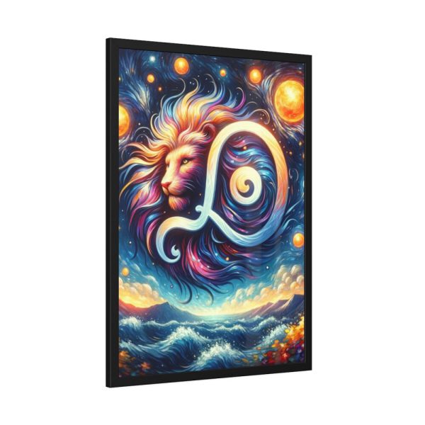 Zodiac Sign of Leo Framed Poster
