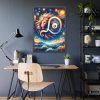 Zodiac Sign of Leo Framed Poster