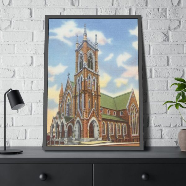 St. Paul's Cathedral, Worcester, Mass Framed Poster