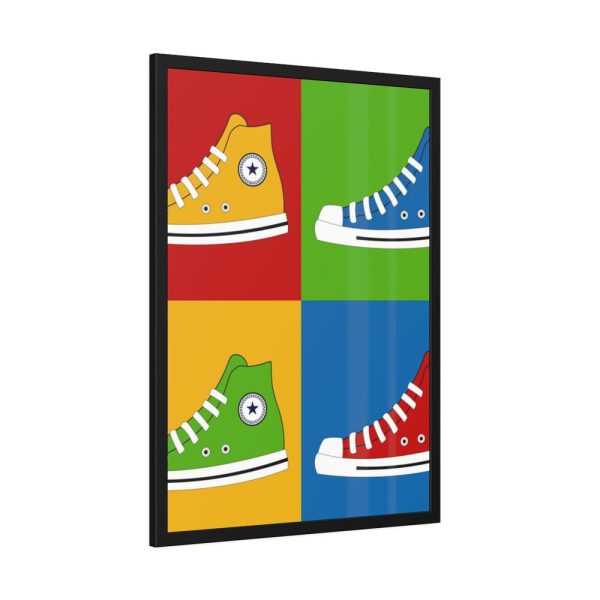 93831-81.jpg Sneakers Colorful Pop Art Framed Poster