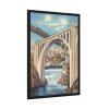 Spokane, Washington and Falls Framed Poster