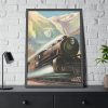 North Coast Limited in Bozeman Pass Framed Poster