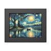 93836.jpg Men On the Boat in the Night Framed Poster