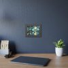 93837-2.jpg Men On the Boat in the Night Framed Poster