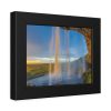 93837-9.jpg Waterfall on Cave Framed Poster