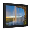 93841-5.jpg Waterfall on Cave Framed Poster