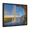93850-5.jpg Waterfall on Cave Framed Poster