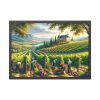93854-104.jpg Vibrant Atmosphere of Winery Harvest Framed Poster