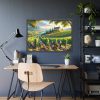 93854-106.jpg Vibrant Atmosphere of Winery Harvest Framed Poster