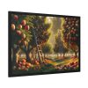 93854-117.jpg Orchard Bounty With Fruit-Laden Trees And RusticLadder Framed Poster