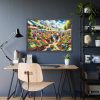 93854-154.jpg Lively Atmosphere of Farmers' Market Framed Poster